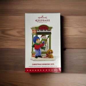 2015 CHRISTMAS WINDOW Hallmark Keepsake Ornament TAMMY'S TUNE SHOP #13 in Series